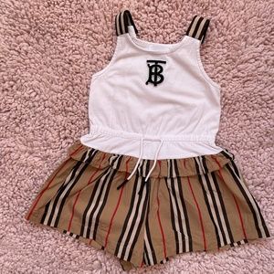 Toddler girls Burberry romper